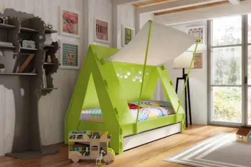 Mobila pentru camera copiilor – Paturi in forma de cort