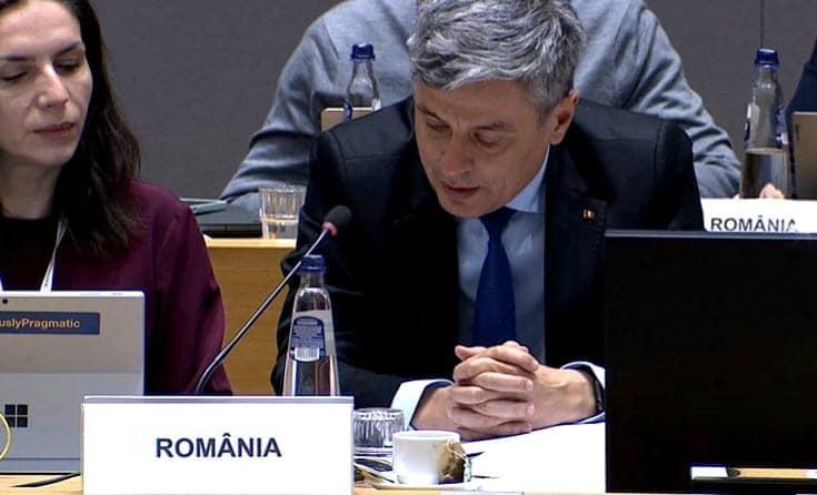 Virgil Popescu, la reuniunea Consiliului Energie de la Bruxelles, unde s-a discutat despre reforma pieţei de energie electrică, pregătirea pentru iarna 2023-2024 şi adoptarea unor acte legislative / Ministrul anunţă că România a făcut economii la gaz peste media europeană