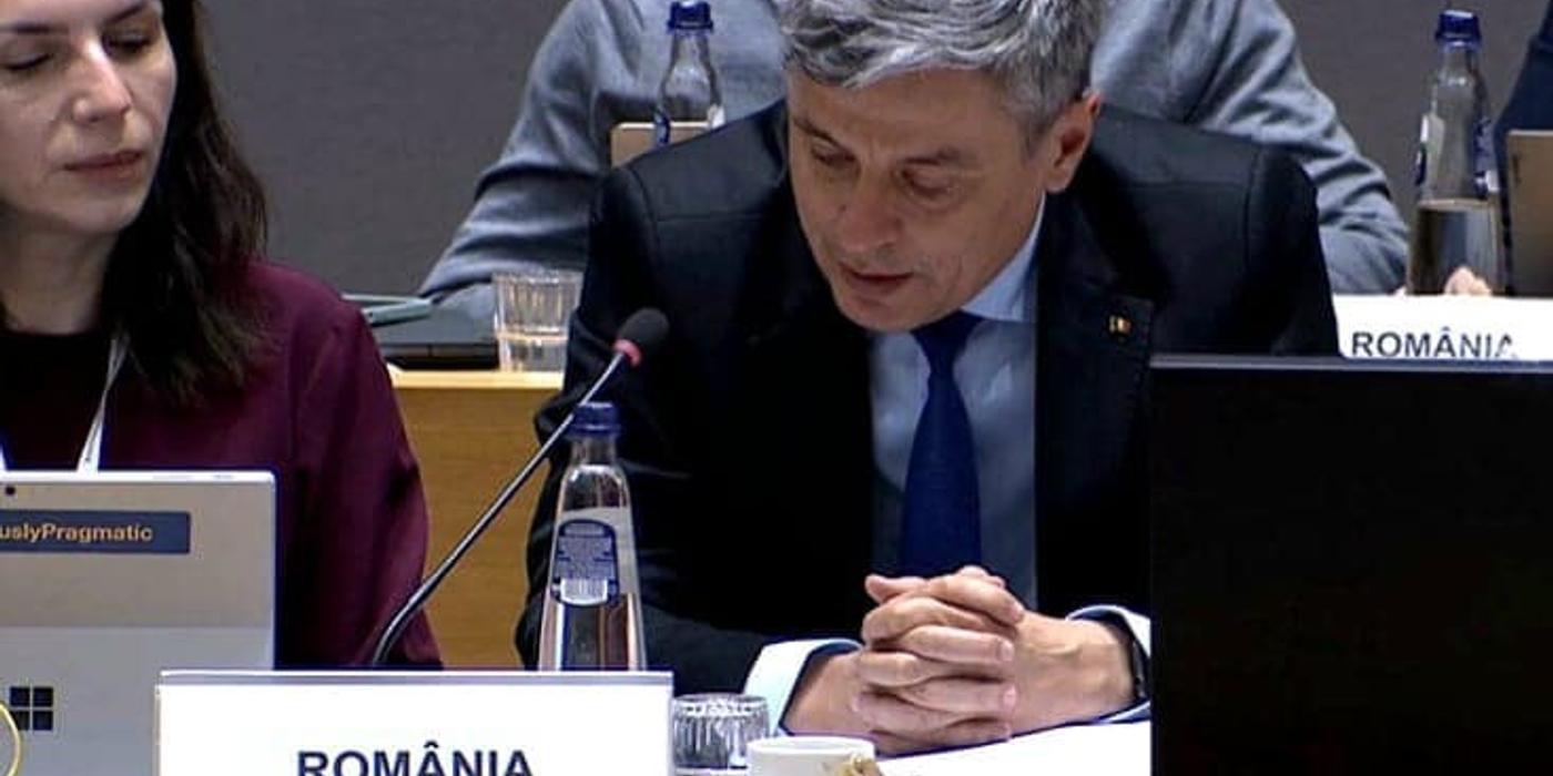 Virgil Popescu, la reuniunea Consiliului Energie de la Bruxelles, unde s-a discutat despre reforma pieţei de energie electrică, pregătirea pentru iarna 2023-2024 şi adoptarea unor acte legislative / Ministrul anunţă că România a făcut economii la gaz peste media europeană