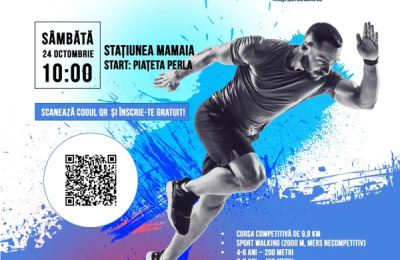 Atletism și pace pe malul mării: „Ovidio Running for Peace” adună peste 1.000 de alergători la Mamaia