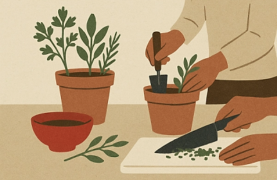 Plante aromatice în bucătărie: cum să le cultivi și să le folosești
