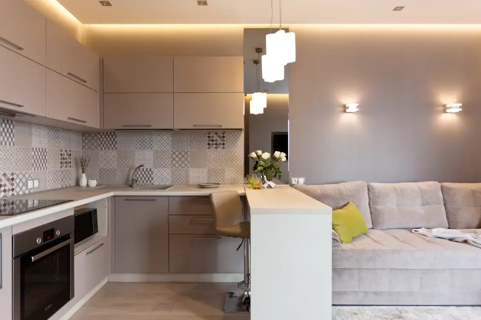 Stil modern si monocromatic pentru o amenajare romantica