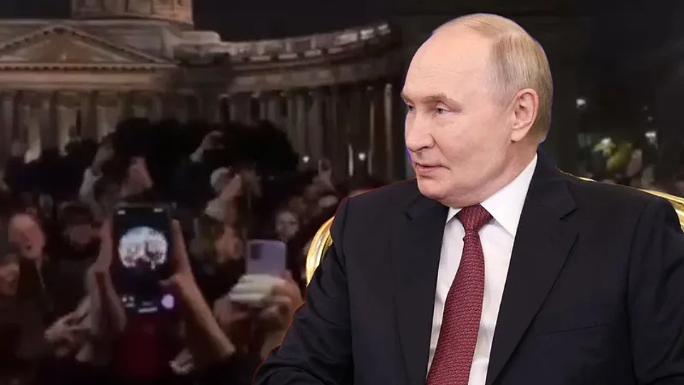 Protest anti-război în orașul natal al lui Putin. Sute de tinerii au sfidat cenzura Kremlinului