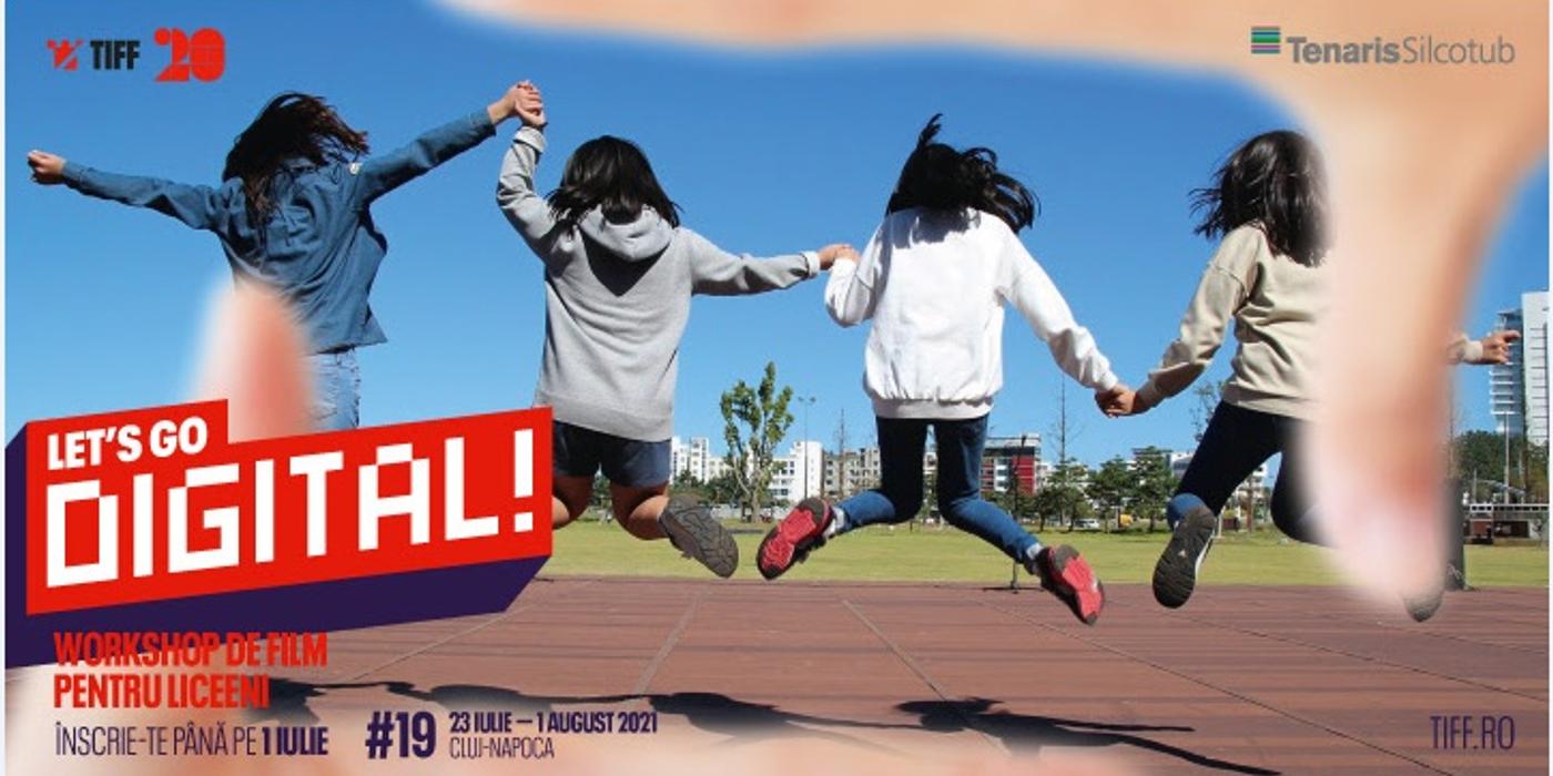 Let’s Go Digital! Încep înscrierile pentru atelierul de film dedicat liceenilor