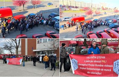 Sindicatul Lucrătorilor Poştali din România, despre greva generală: 18.000 dintre cei peste 21.000 de angajaţi ai Poştei Române, adică un procent de 90%, din luna iulie 2024 vor avea salariul minim pe economie!
