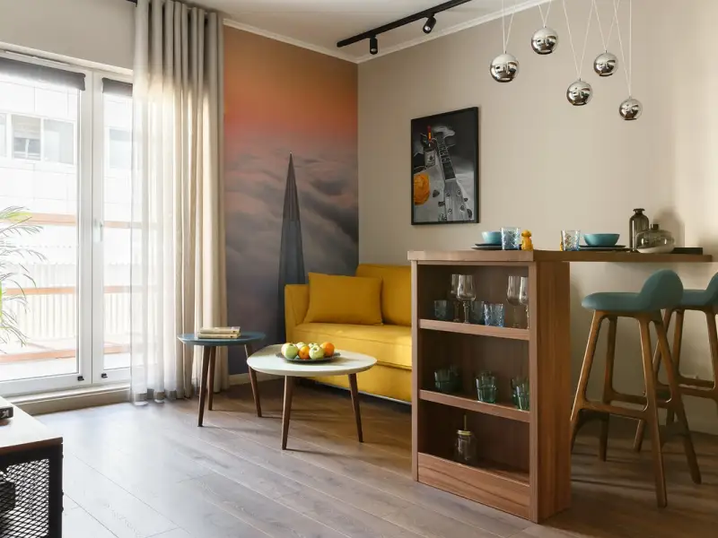 Energia tineretii in amenajarea unui apartament de 44 mp