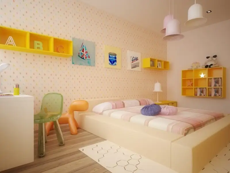 10 camere foarte colorate pentru copii