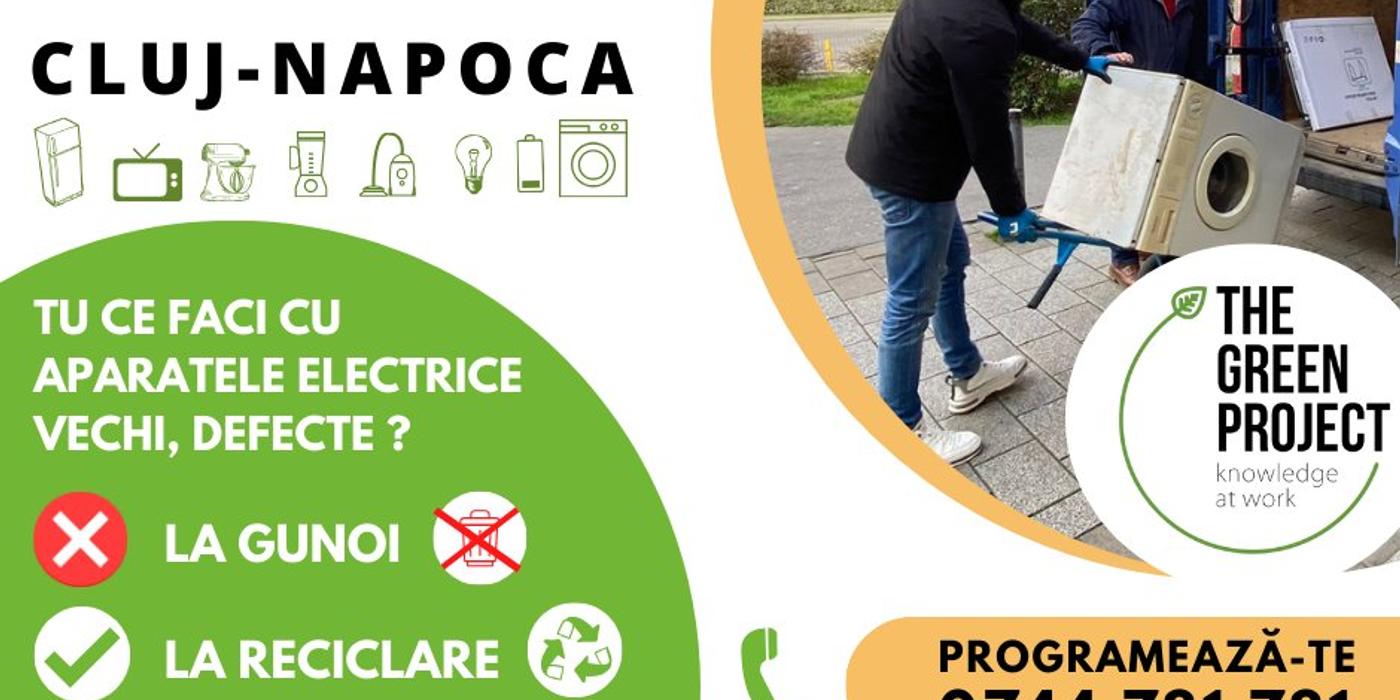 Vineri, 17 noiembrie, în Cluj-Napoca are loc o campanie de colectare a aparatelor electrice