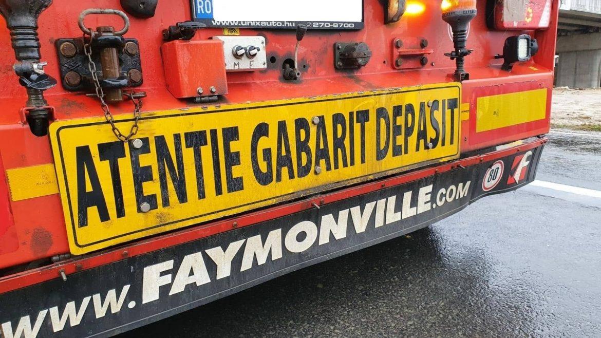 Atenție! Astăzi și mâine, opt transporturi agabaritice vor tranzita județul Cluj
