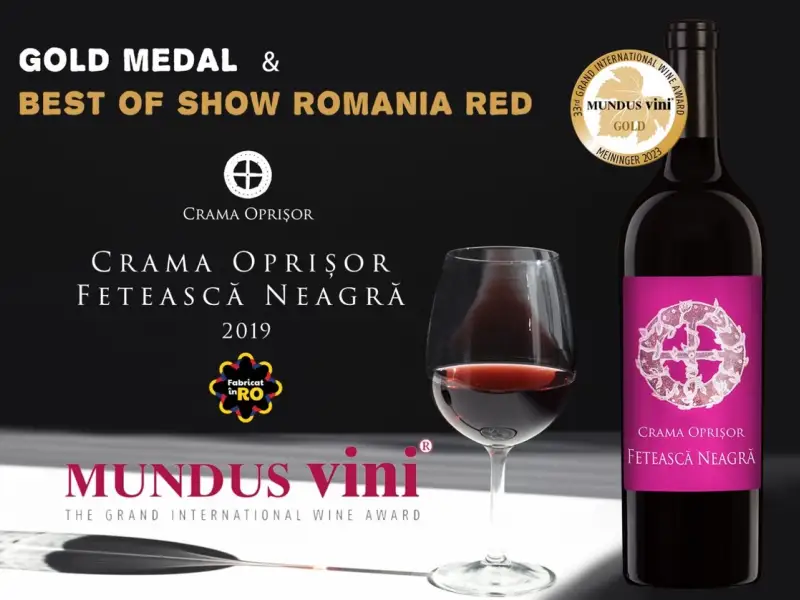 Fabricat în RO recomandă vinul Fetească Neagră de la Crama Oprișor pentru cinele în familie