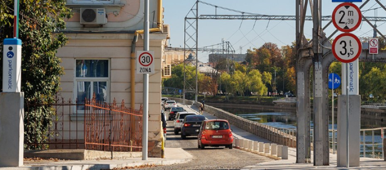 Atenție, șoferi! Joi, 17 octombrie, a fost pus în funcțiune echipamentul de limitare de înălțime pe strada Mamaia din Cluj-Napoca