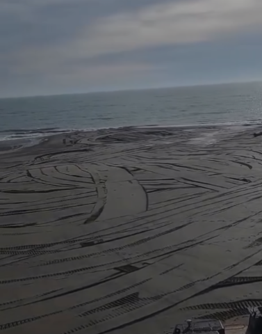 Administraţia Bazinală de Apă Dobrogea Litoral anunţă finalizarea înnisipării plajei din Agigea VIDEO