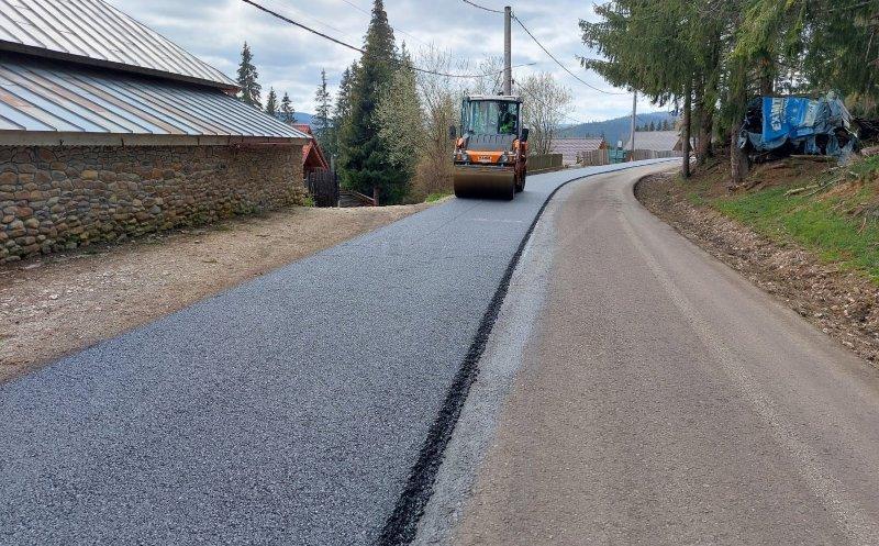 S-au reluat lucrările de modernizare a drumului județean DJ 107P Gilău (DN 1) – Someșu Rece – Mărișel – DN 1R