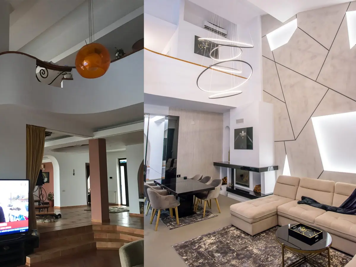 Transformarea unei case de 400 mp intr-un spatiu luminos si functional