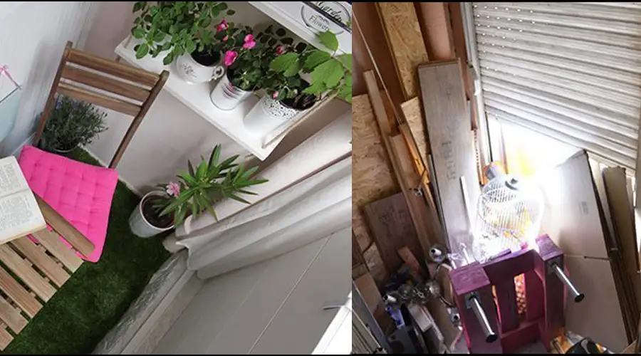 Renovarea totala a unui balcon mic