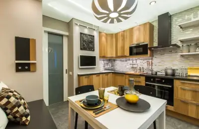 A Kitchen Design Thought of as a Living Room