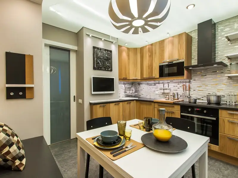 O amenajare de bucatarie gandita ca o camera de zi