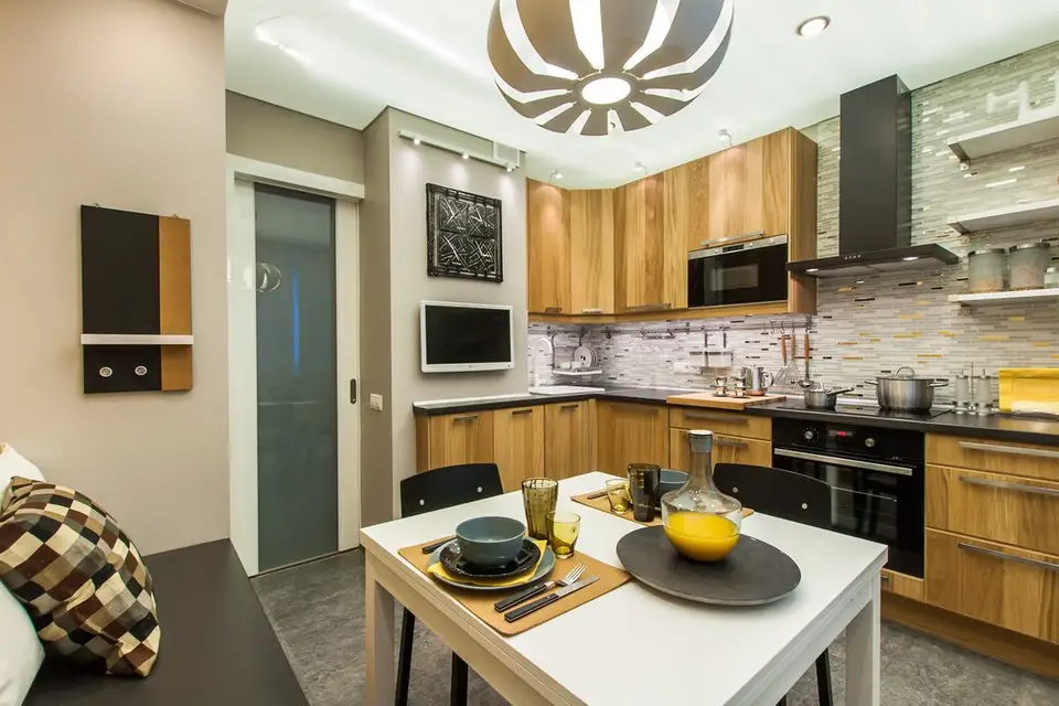 A Kitchen Design Thought of as a Living Room