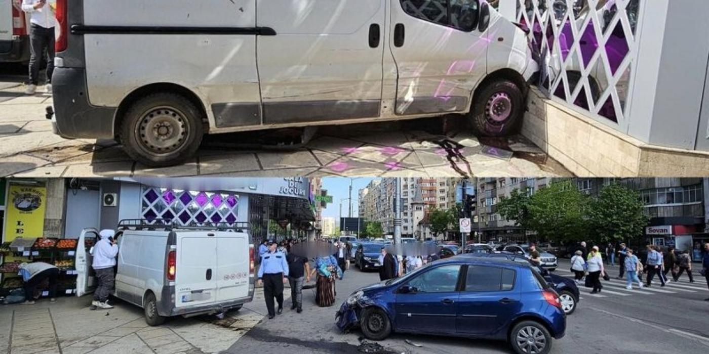 Accident rutier, în această după-amiază, în cartierul clujean Mărăști
