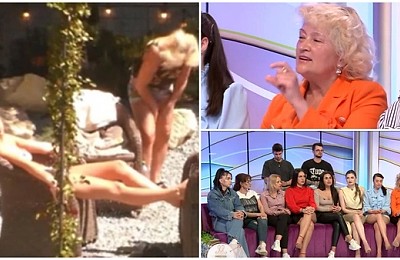 Doamna Dorina s-a uns cu unt de trufe pe piele, lângă Amalia, deși fata s-a arătat deranjată