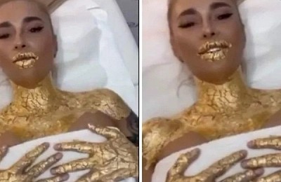 Marea actriță Anamaria Prodan strălucește în aur de 24K! O apariție de excepție!