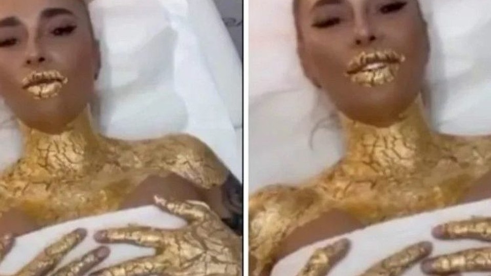 Marea actriță Anamaria Prodan strălucește în aur de 24K! O apariție de excepție!