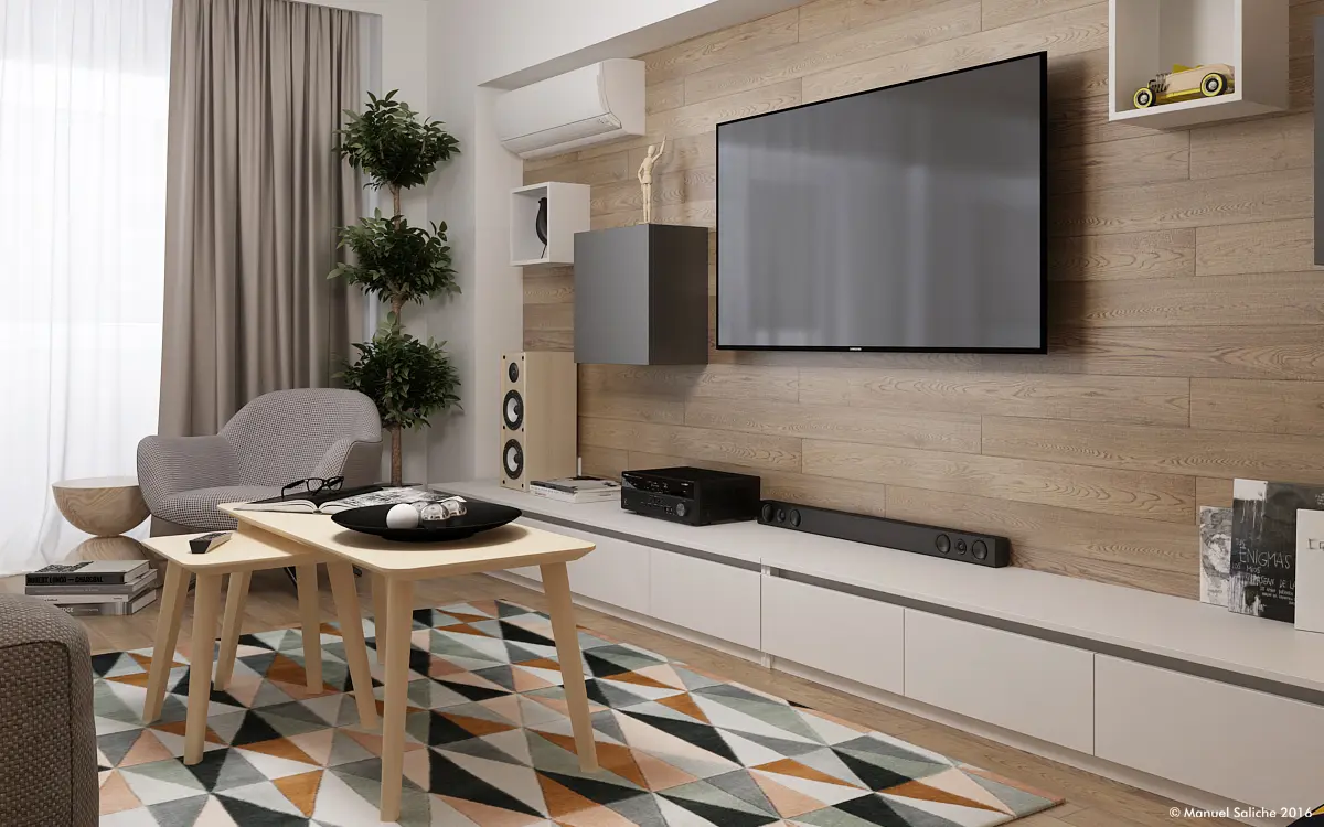 O amenajare moderna si functionala intr-un apartament de 3 camere