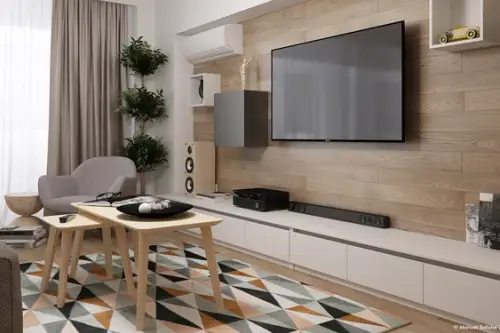 O amenajare moderna si functionala intr-un apartament de 3 camere