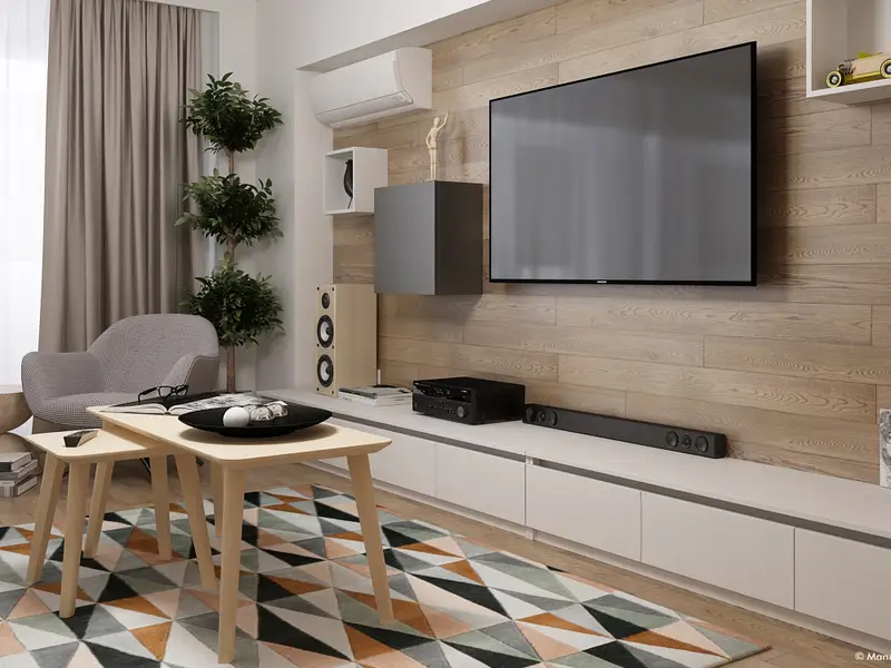 O amenajare moderna si functionala intr-un apartament de 3 camere