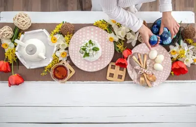 DIY Table Arrangements for Easter Day