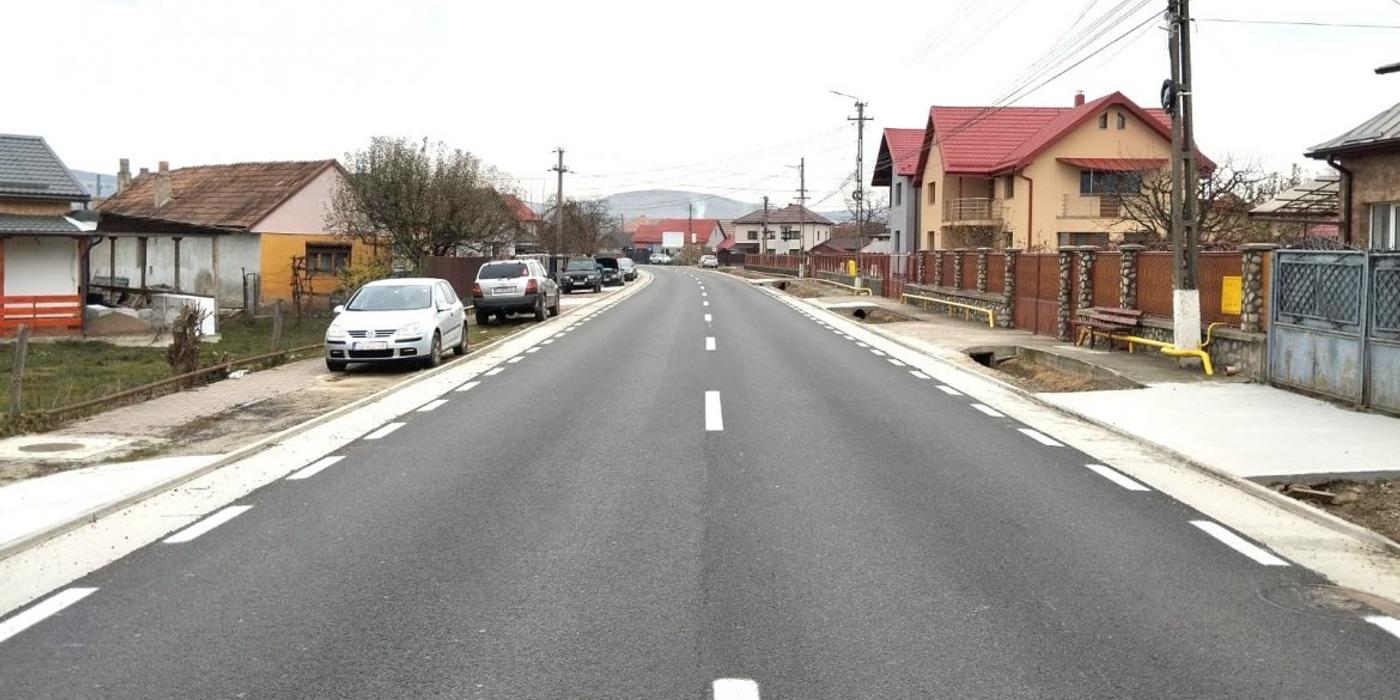 Lucrările de reabilitare și modernizare a drumului județean DJ 107P (DN 1) – Gilău – Mărișel – DN 1R au fost finalizate