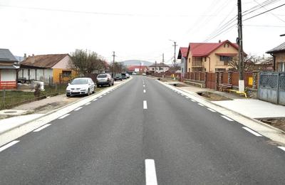 Lucrările de reabilitare și modernizare a drumului județean DJ 107P (DN 1) – Gilău – Mărișel – DN 1R au fost finalizate