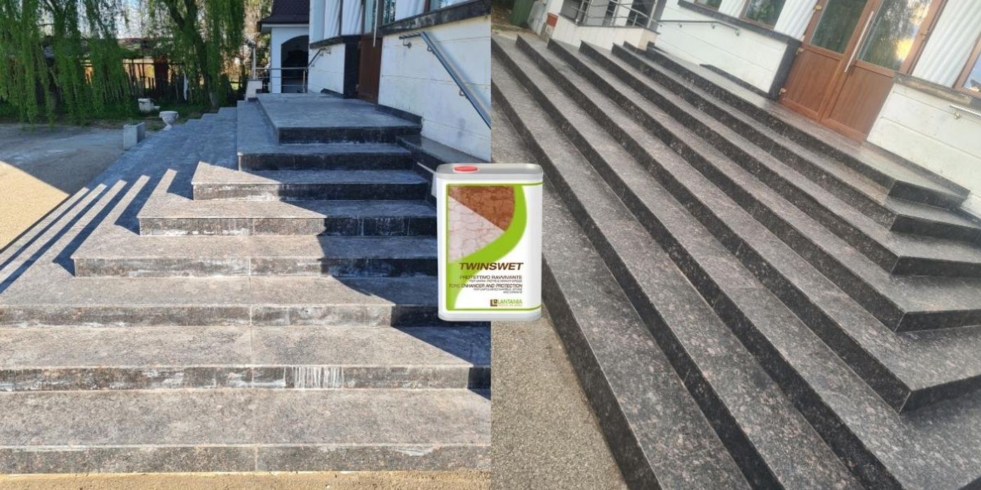 Protejează și înfrumusețează piatra naturală cu TWINSWET