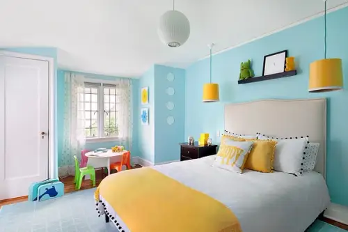 Galbenul si albastrul – o combinatie clasica cu valente moderne