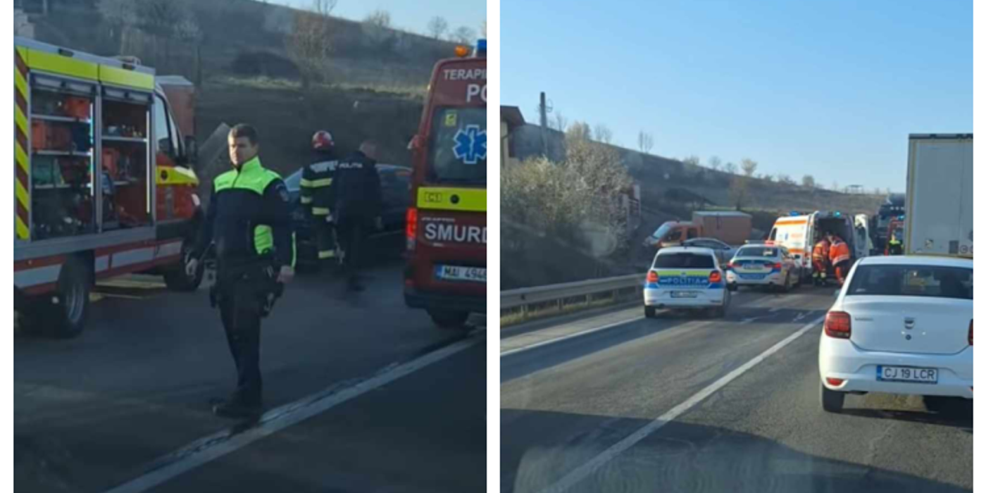 Accident rutier la ieșirea din localitatea Dezmir, în această dimineață
