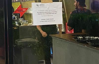 Amendă de 15.000 de lei şi oprirea temporară a activităţii restaurantului Taverna Racilor din Timişoara, în urma unui control al comisarilor de la Protecţia Consumatorului