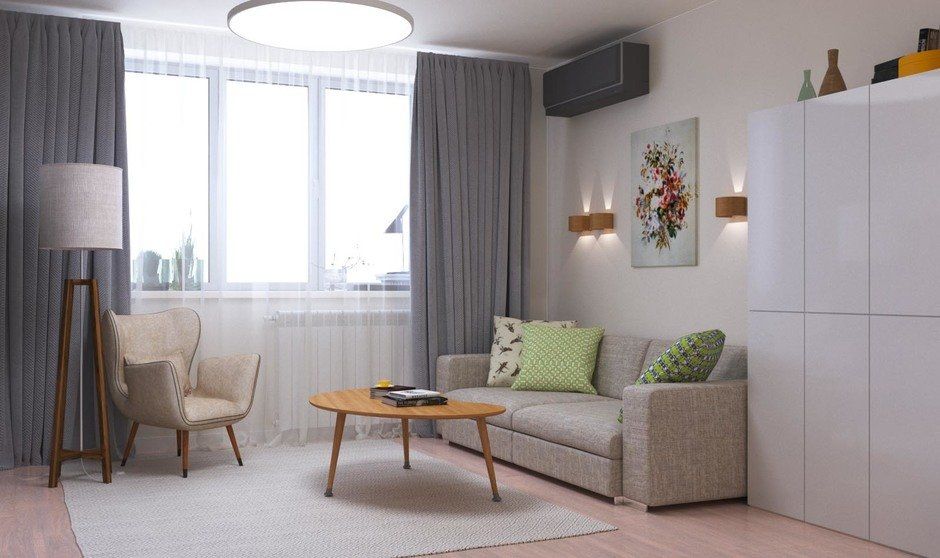 Cum sa amenajezi un spatiu de 38 mp ca un apartament de 2 camere