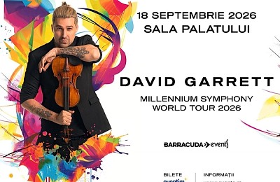 DAVID GARRETT în concert la București cu Millennium Symphony World Tour