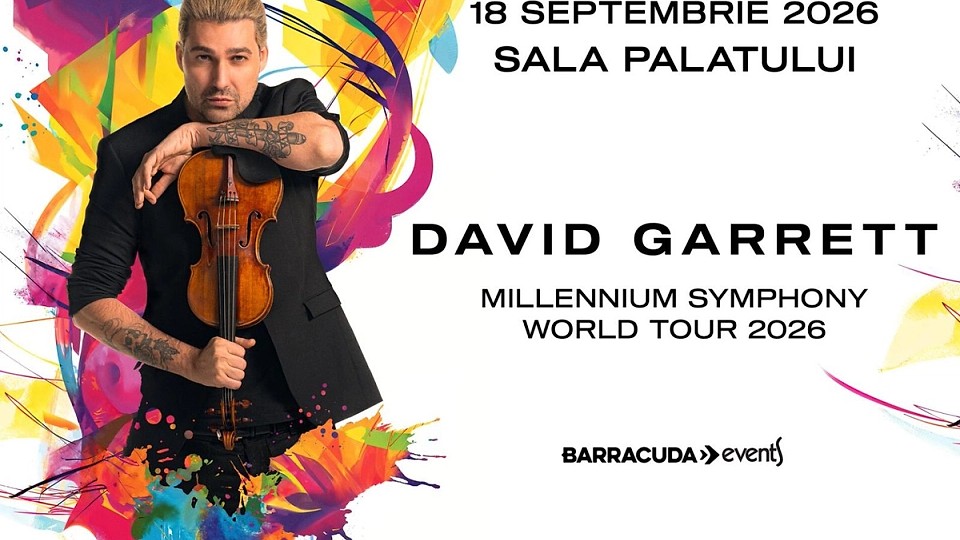 DAVID GARRETT în concert la București cu Millennium Symphony World Tour
