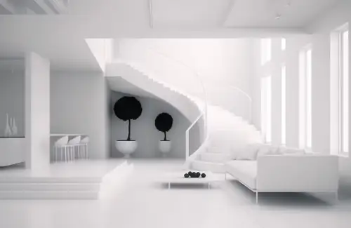 Holul alb: Un spațiu luminos și primitor