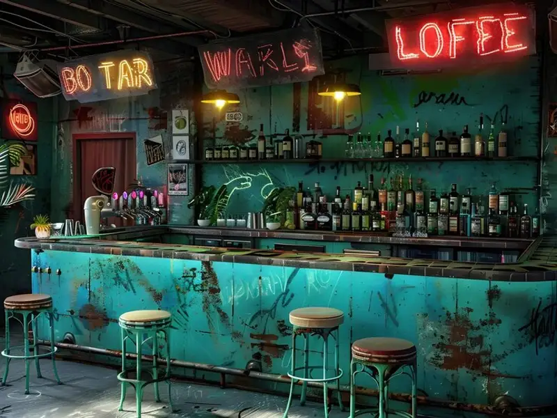 Stiluri de design pentru baruri urbane