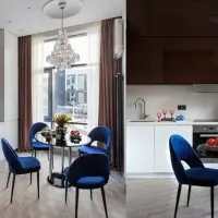 Studio de 40 mp transformat intr-un apartament elegant de doua camere