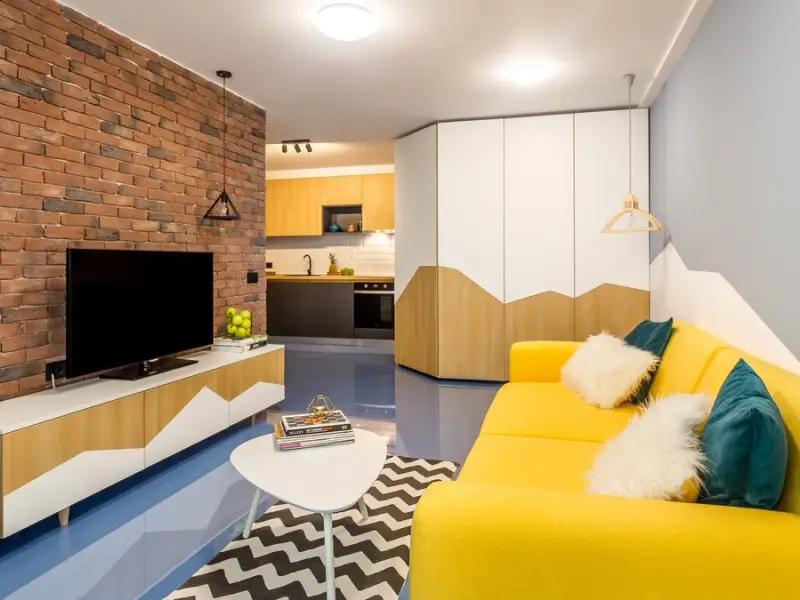 Garsoniera din Bucuresti transformata intr-un apartament de doua camere