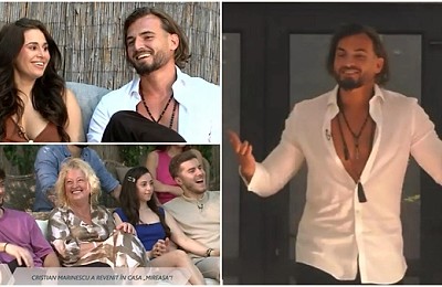 Cristian Marinescu a intrat în emisiune. Cum a reacționat Amalia când l-a văzut