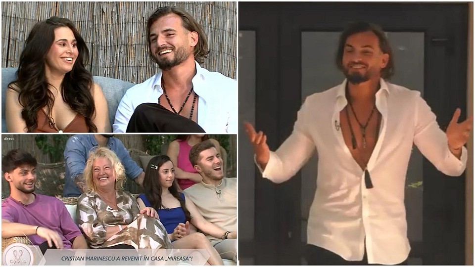 Cristian Marinescu a intrat în emisiune. Cum a reacționat Amalia când l-a văzut