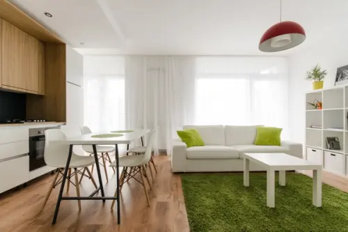 Amenajarea minimalista a unui apartament de 2 camere din Timisoara