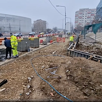 Cum progresează lucrările pentru pasajul din intersecția Apărătorii Patriei: Băluță anunță începutul turnării stâlpilor de susținere