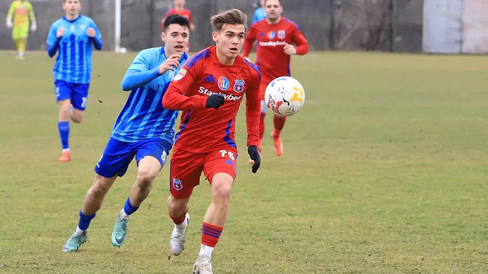 VIDEO | Steaua câștigă și al doilea amical din pauza de iarnă, 2-1 cu CSM Slatina