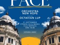 Ritmul păcii în inima Clujului. Orchestra New Hope transformă Strada în Oglindă într-o scenă simfonică