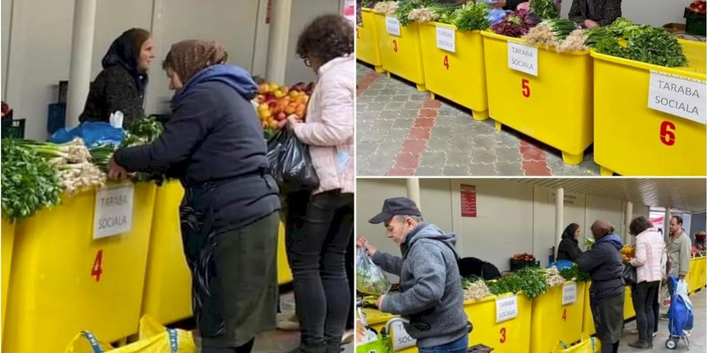 În patru piețe din Sectorul 6 al Capitalei au fost amplasate tarabe sociale